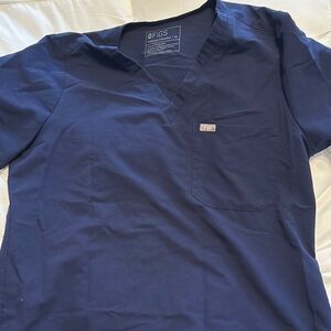 FIGS women’s Navy Blue scrub top